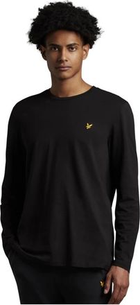 Lyle & Scott Hombre, Camisetas, Negro, Talla: L