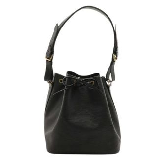 Louis Vuitton Pre-owned Bucket Bags, female, Black, Size: ONE SIZE Pre-owned Epi Petit Noe Shoulder Bag