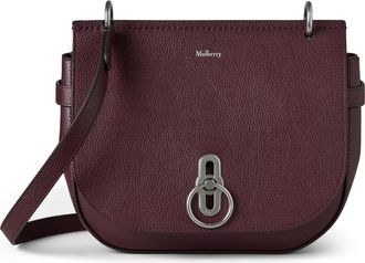 Mulberry Amberley Leather Satchel in Black Cherry at Nordstrom