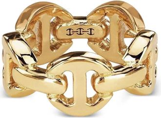 Hoorsenbuhs 18K yellow gold Classic Tri-Link ring