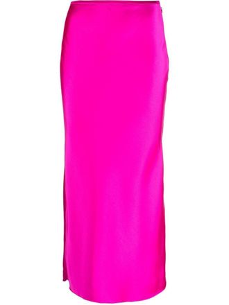 V:PM ATELIER Satijnen maxi-rok - Roze