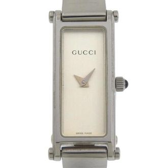 Gucci Pre-owned 1500L Polshorloge - Dames - Pre-owned - Grijs - Maat: ONE Size