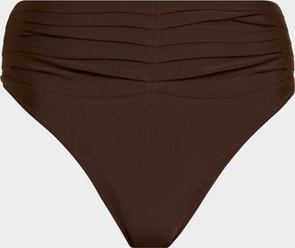 Ramy Brook Ivo Ruched Bikini Bottoms