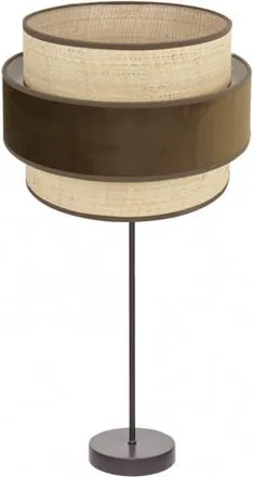 Fabrilamp Sobremesa Alto Reyes 1xe27 Marron/natural-marron 64x30x30 Cm