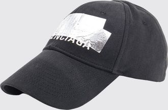 Balenciaga Cappello da baseball in twill di cotone con logo ricamato