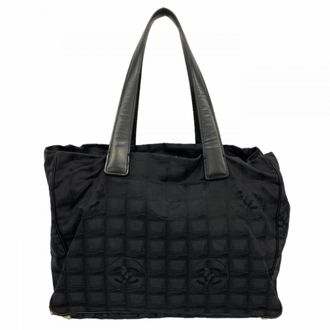 Chanel Black Nylon Tote Bag (Pre-Owned)