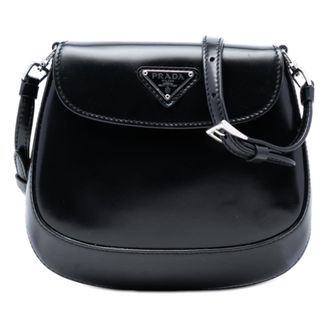 Prada Pre-owned Prada Mini Spazzolato Cleo Flap ZV1YZ30U77YCKKUB
