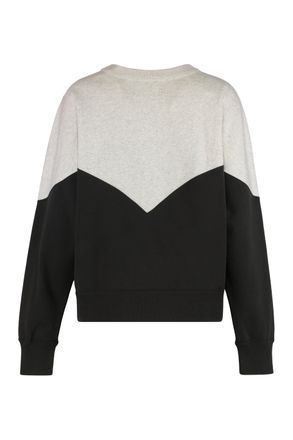 Isabel Marant Womens Houston Cotton-Blend Crewneck Sweatshirt Ecru Sweatshirts Sweater