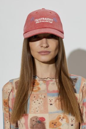 Carne Bollente Baseball Cap, Unisex, Red