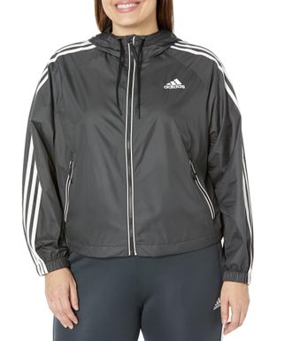 adidas Womens Basic 3-Stripes Wind Jacket