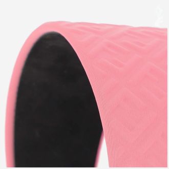 Fendi Girls Junior Hair Band Pink Elastane Accessory