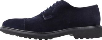 Geox U Cannaregio - Heren - Veterschoenen - Blauw - 39 EU - Leer - Schoenen