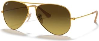 Ray-Ban Klassieke Aviator Zonnebril - unisex - Zonnebrillen - Geel - 58 MM - Accessoires