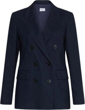Marella Midi Jurk - Dames - Blazers - Blauw - L - Leer - Jassen