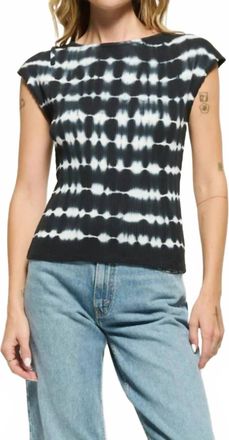 Nation Ltd Jill Tie Dye Tee In Blue Tie Dye