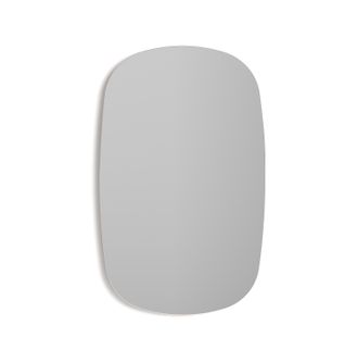 HERDASA Espejo De Pared En L&iacute;neas Curvadas, De La Colecci&oacute;n Eclipse, Fabricado En Mdf Lacado En Color Mostaza