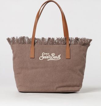 MC2 Saint Barth Borsa in cotone con logo ricamato