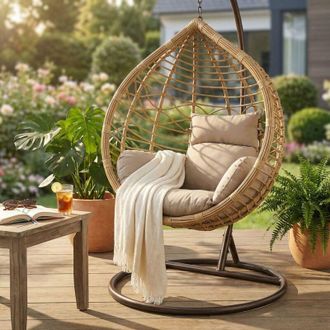 Milani Home LANEY - sedia sospesa da giardino
