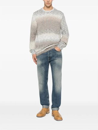 Dondup Chunky Knit Gradient Sweater - Gray