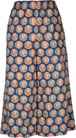 Comme Des Gar&ccedil;ons Pinocchietto Trousers - Brown/Purple
