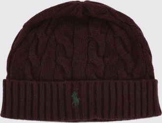 Polo Ralph Lauren Wool and Cashmere Blend Beanie with Contrast Pony Logo