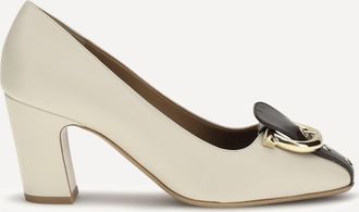 Ferragamo D&eacute;collet&eacute; in pelle Woman 9.5