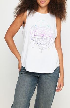 Spiritual Gangster 222 Journey Jade Tank in White at Nordstrom Rack, Size X-Large