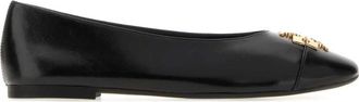 Tory Burch Black Slip On Ballet Flats