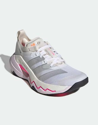 adidas Rapidmove Pro - Scarpe da allenamento bianco nuvola/argento metallizzato