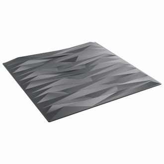 vidaXL Paneles De Pared 12 Pcs Gris Piedra 50 X 50 Cm Espuma Xps Vidaxl