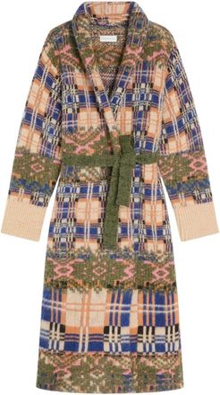 Dries Van Noten Cappotto con cintura - - Coats - Donna - Multicolore - M