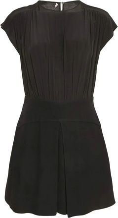 Miu Miu pleated mini dress - Black