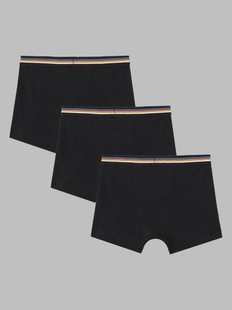 Paul Smith Organic Cotton Boxer Briefs - Black