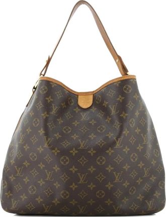 Louis Vuitton Delightful Handbag Monogram Canvas MM hobo bag - Bruin