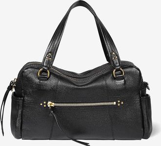 Jerome Dreyfuss Handtasche aus genarbtem Leder Lucky Bowling
