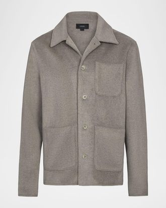 Vince Mens Double-Knit Chore Jacket