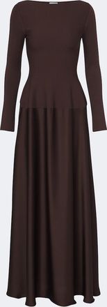SIMKHAI Vestido de fiesta de punto Paola de sat&eacute;n