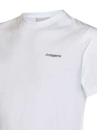 Coperni Mens T-Shirt White Cotton T-Shirts And Polos