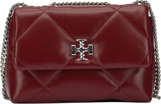 Tory Burch Tassen, Dames, Rood, ONE Size, Leer, Kira Small Convertible Shoulder Bag