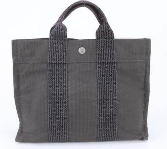 Herm&egrave;s Black Shoulder Bag Tote Bag (Pre-Owned)