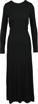 Twinset Damesjurk - Dames - Maxi kleedjes - Zwart - XS - Polyester - Kleedjes