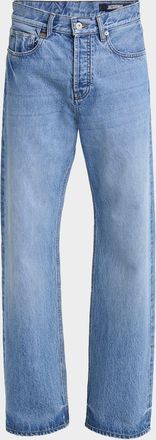 Jacquemus Men & apos;s Stonewashed Denim Straight-Leg Jeans