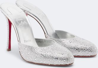 Christian Louboutin Mules Dolly de piel adornados
