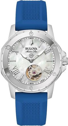 Bulova Marine Star Dames Blauwe Horloge 96L324