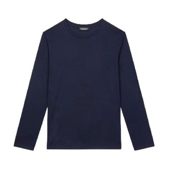 Dondup Long Sleeve Tops, male, Blue, Size: L T-shirt