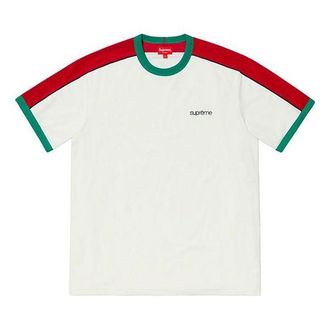 SUPREME SS19 Shoulder Stripe Terry SS Top Tee SUP-SS19-10269