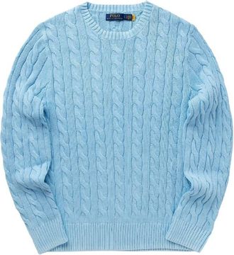 Polo Ralph Lauren Logo Motif Cable Knit Pullover, Size X-Large