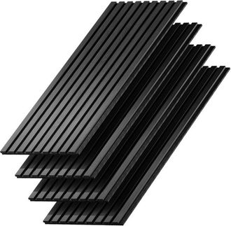 Vicco Paneles Murales Akustikpaneel, Roble Negro, 4 Piezas
