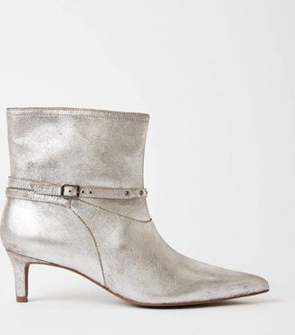 Seychelles Womens Milan Ankle Booties In Silver