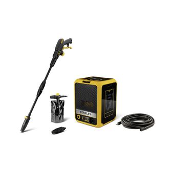 Stanley Sxpw25cdss Hidrolimpiador, Compacta, Alta Presi&oacute;n, Coche Y Exteriores Del Hogar, Doble Velocidad, Presi&oacute;n M&aacute;x. 180 Bar, Caudal M&aacute;x. 500 L/h, Consumo 2